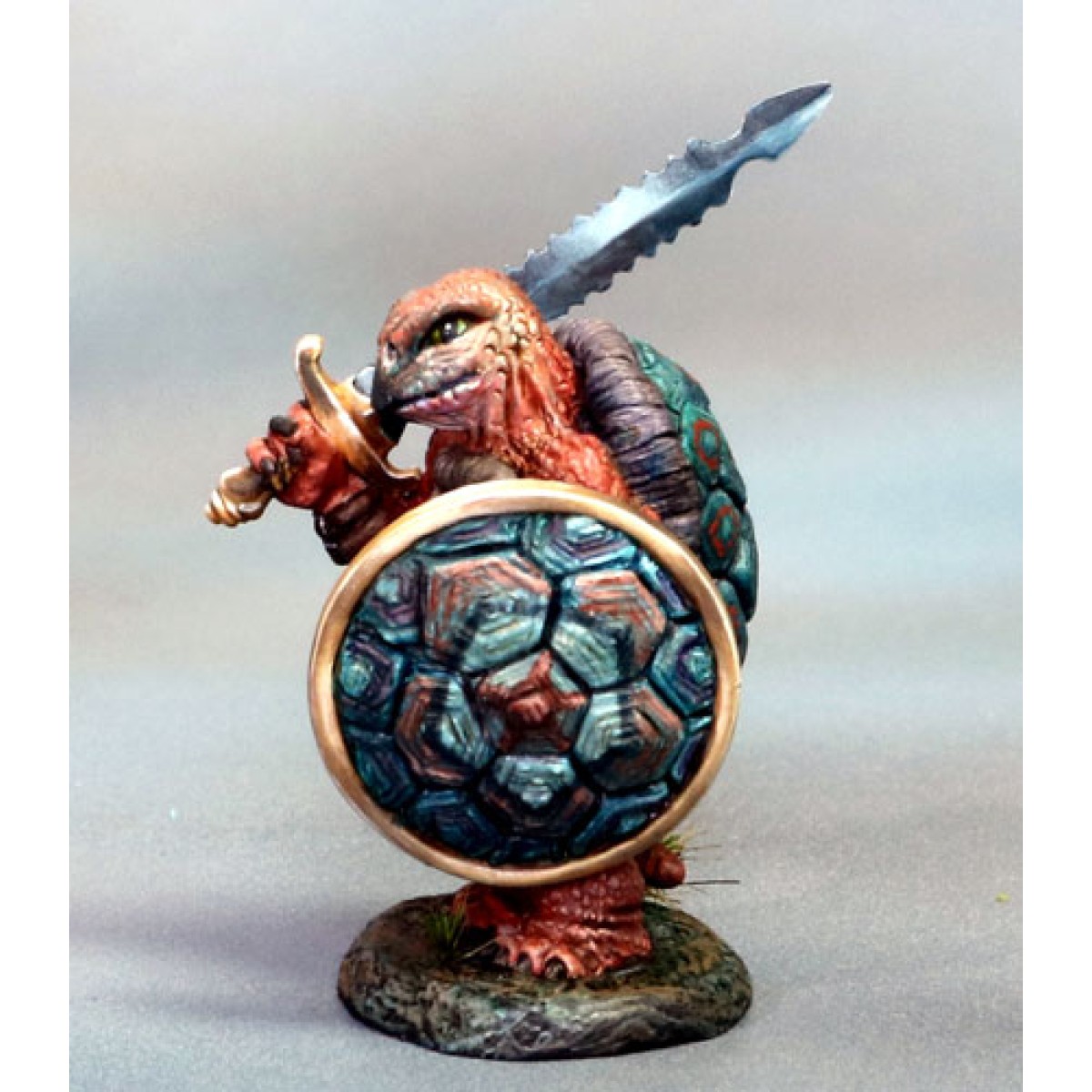 Dark Sword Miniatures Critter Kingdoms Tortoise Warrior with